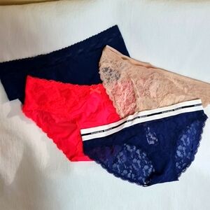 Victoria's Secret Panties size Large x 4